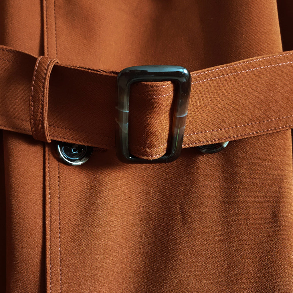 Men's Classic Double-breasted Trench Coat Long - enhanced image 6