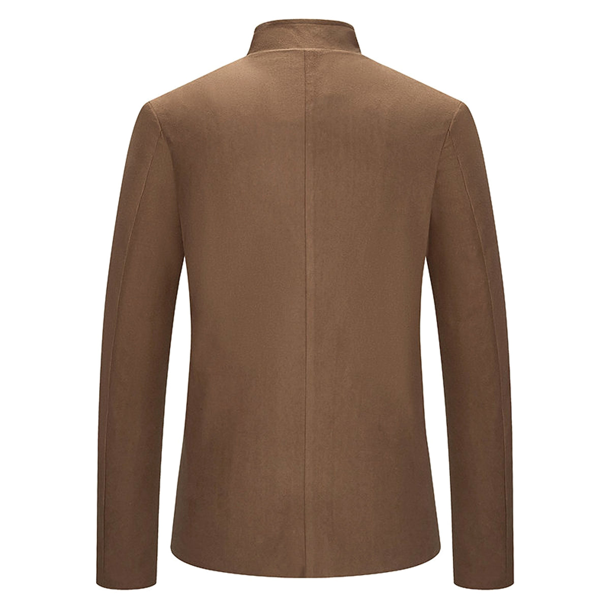 UrbanEdge™ – Color Stitching Mandarin Collar Blazer - enhanced image 6