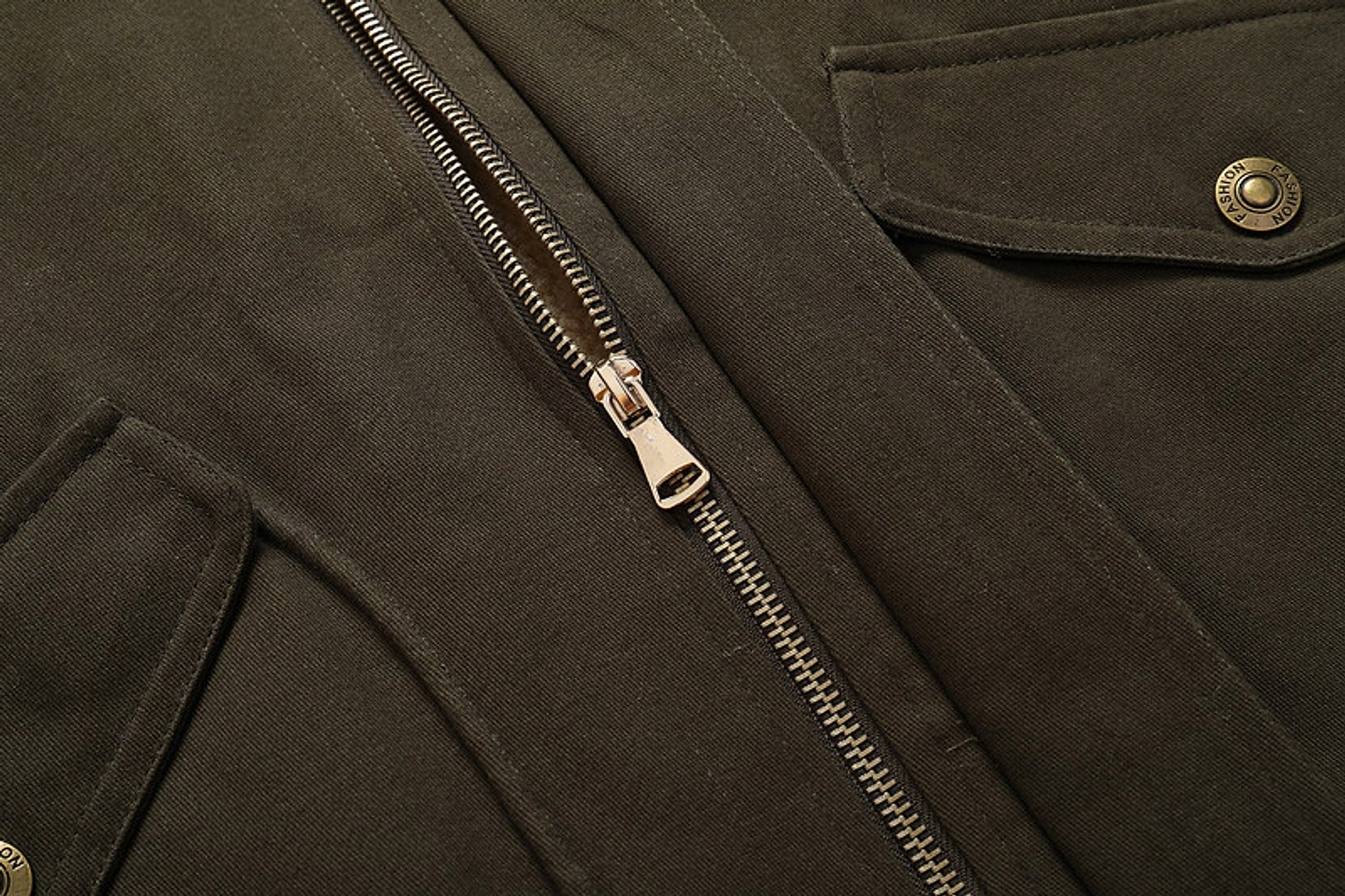 Men's Fashion Casual Fleece-lined Washed Coat