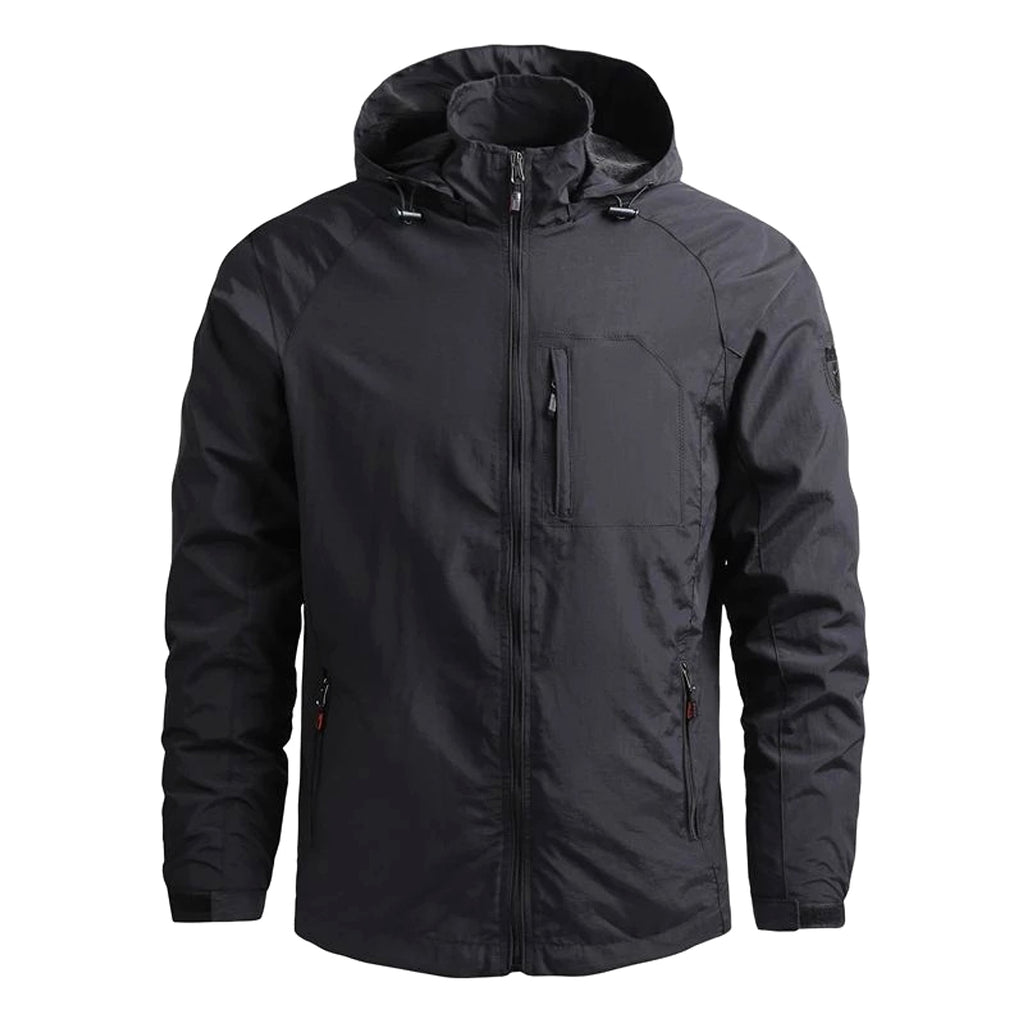 Men's Fashion Solid Color Single Outdoor Jacket - enhanced image 6