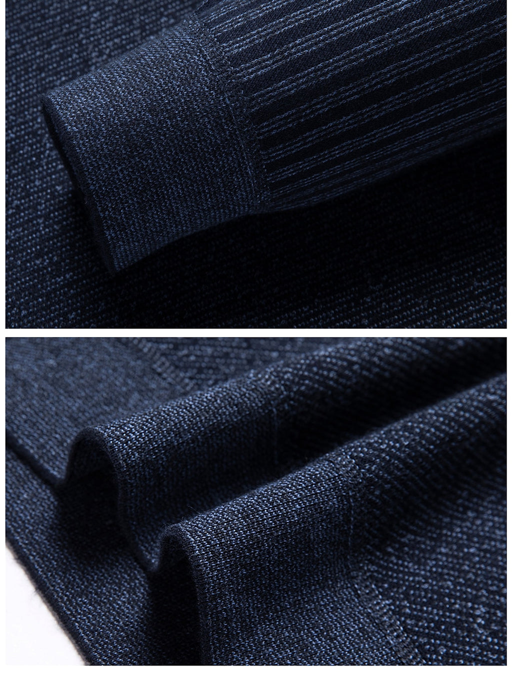 Men's Fleece False-two-piece Sweater - enhanced image 6