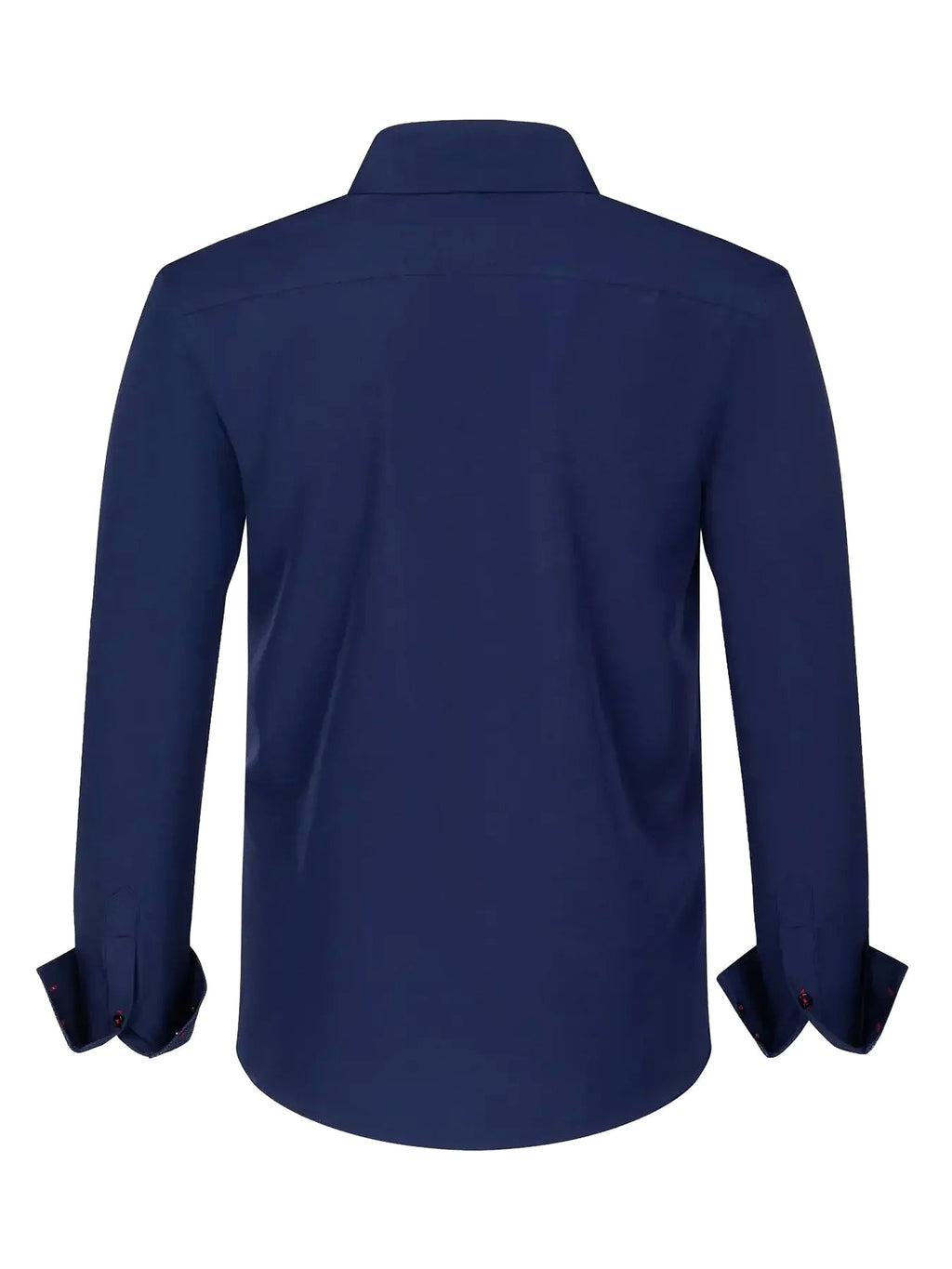 Men's Full Size Button-Down Casual Shirt with Contrast Cuffs Plus Size - enhanced image 6
