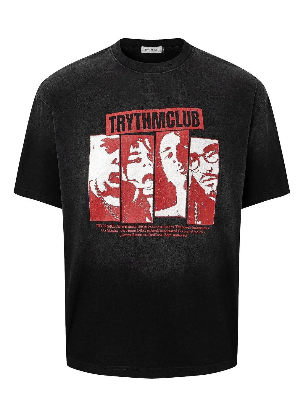 Men's Graphic Short Sleeve Oversized T-Shirt - enhanced image 6