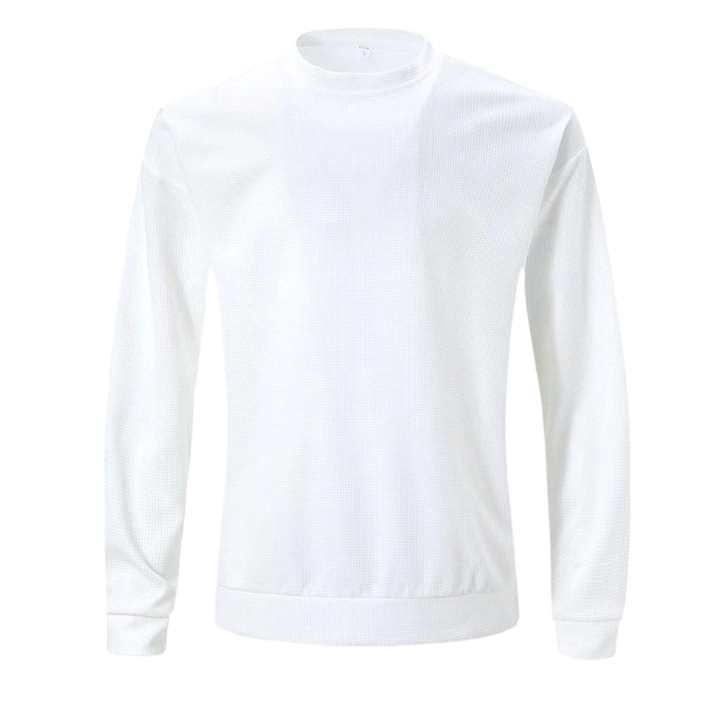 Men's New Youth Round Neck Long Sleeve Pullover Sweater - enhanced image 6