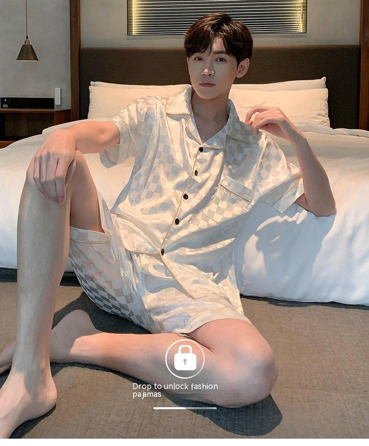 Men's Pajamas Summer Homewear Suit - enhanced image 6