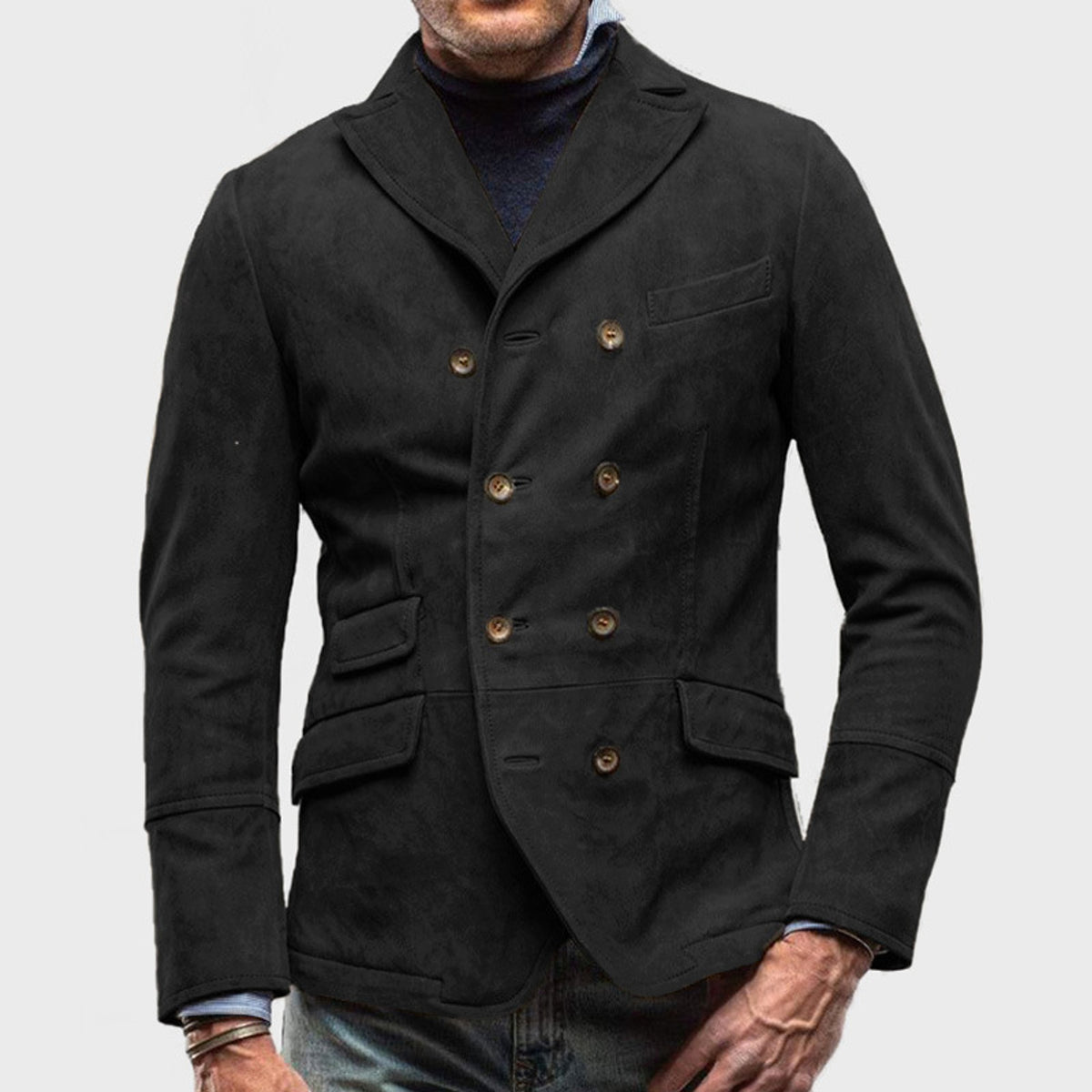 Men's Retro Casual Jacket Men's Jacket - enhanced image 6
