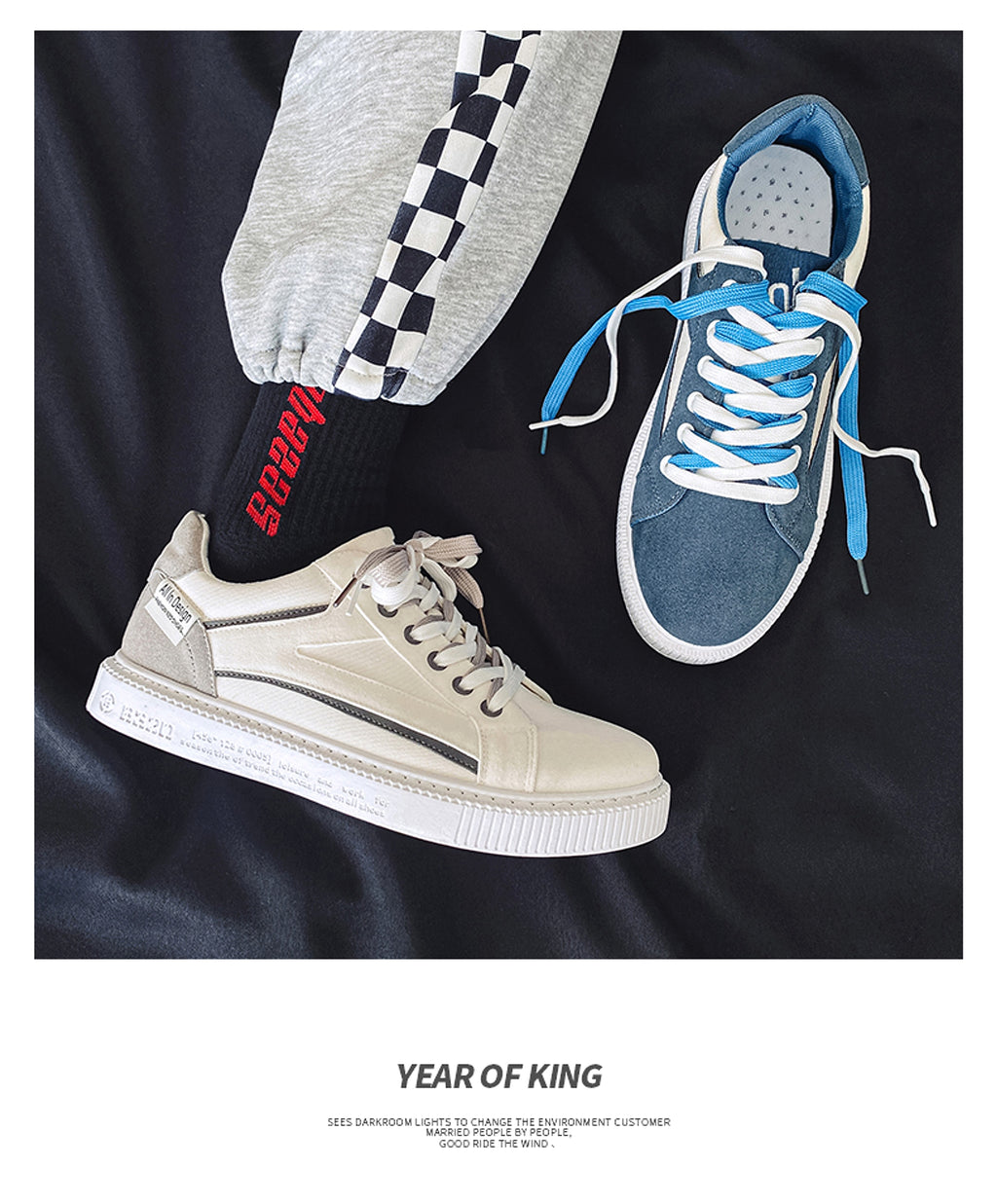 Men's Shoes Summer New Breathable Thin Sneakers Casual Low Top - enhanced image 6