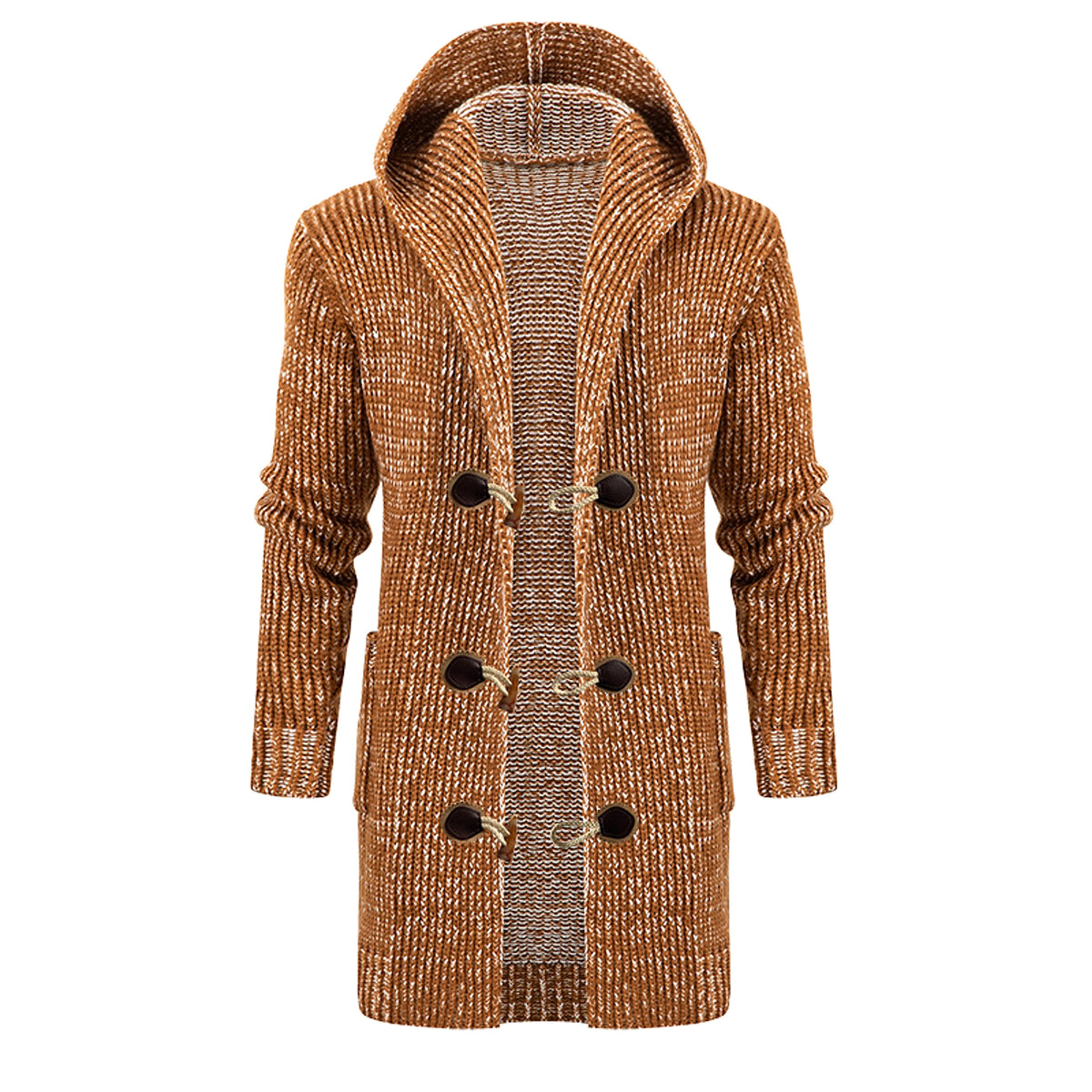Men's Sweater European And American Style Mid-length Cardigan - enhanced image 6