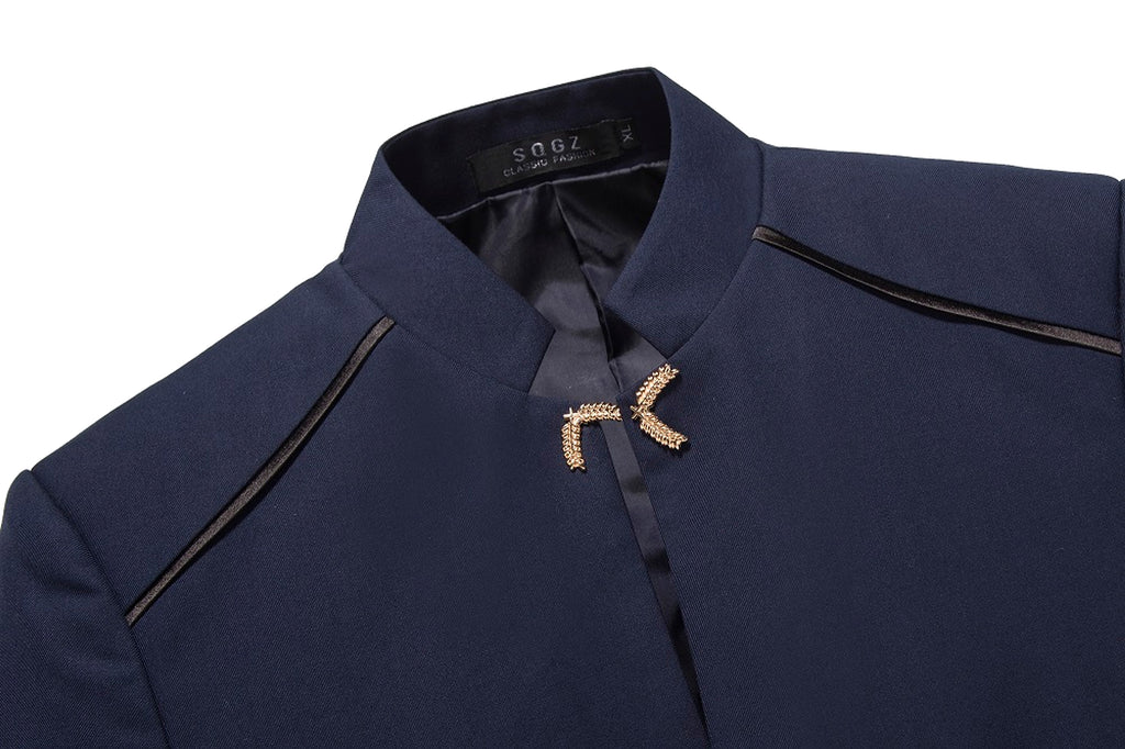 RegentForm™ – 3-Piece British Stand Collar Suit - enhanced image 6