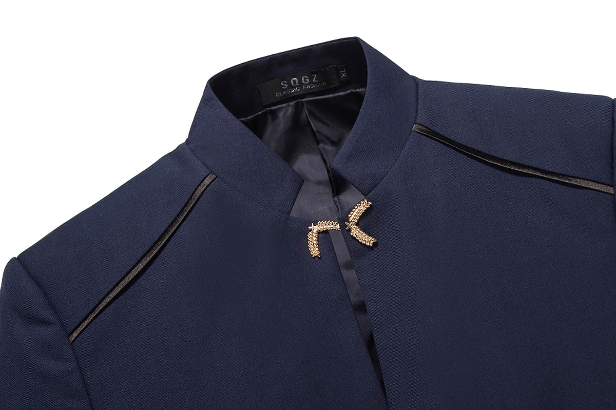 RegentForm™ – 3-Piece British Stand Collar Suit - enhanced image 6