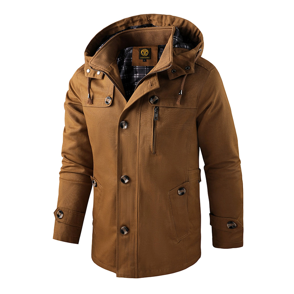 Mid-length Men's Jacket - enhanced image 6