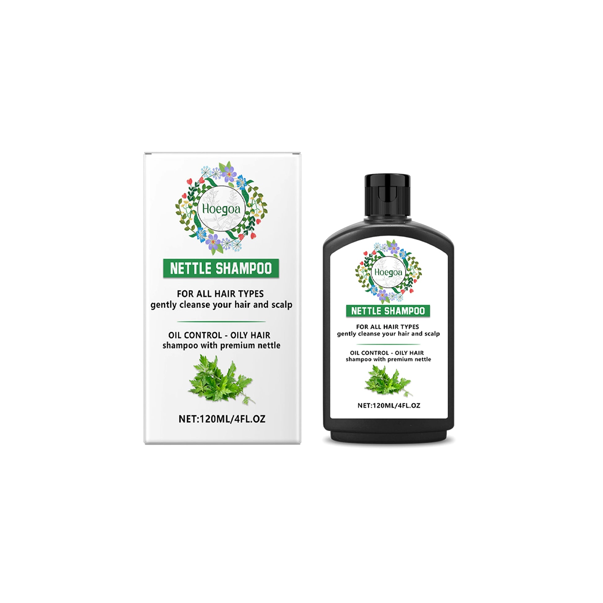 Nettle Grass Deep Scalp Cleansing Shampoo – 120ml - enhanced image 6