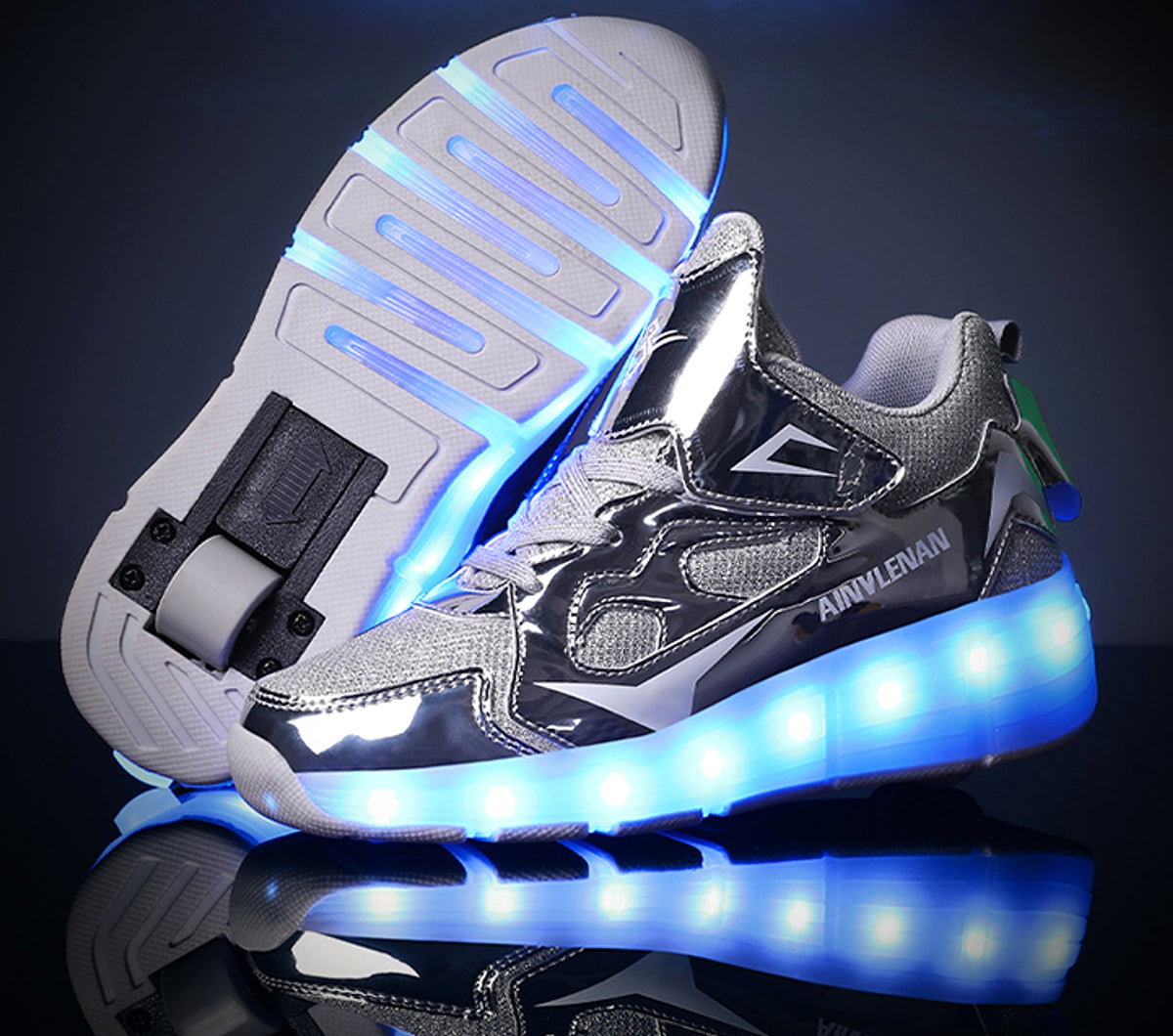 New Boy Student Roller Skating Shoelace Wheels - enhanced image 6