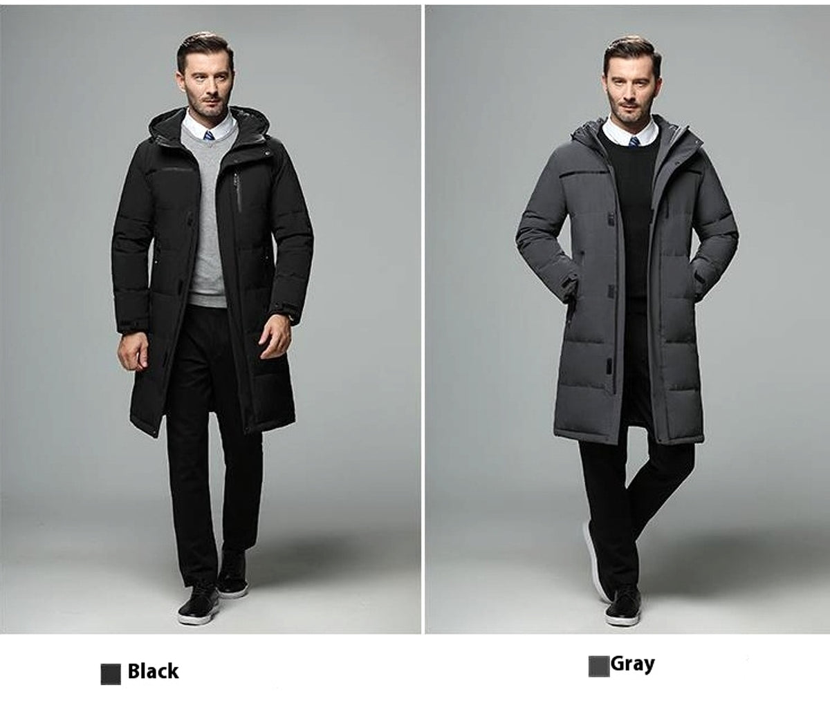 New Down Jacket Men's Mid-length - enhanced image 6