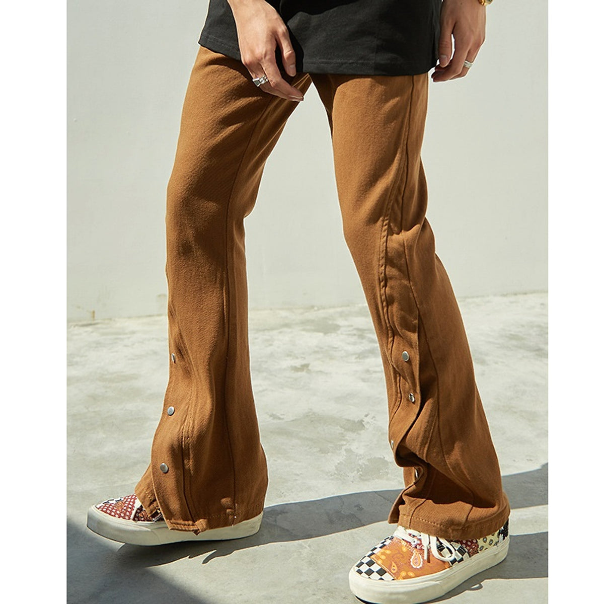 New Spring Breasted Zipper Cargo Jeans Men - enhanced image 6