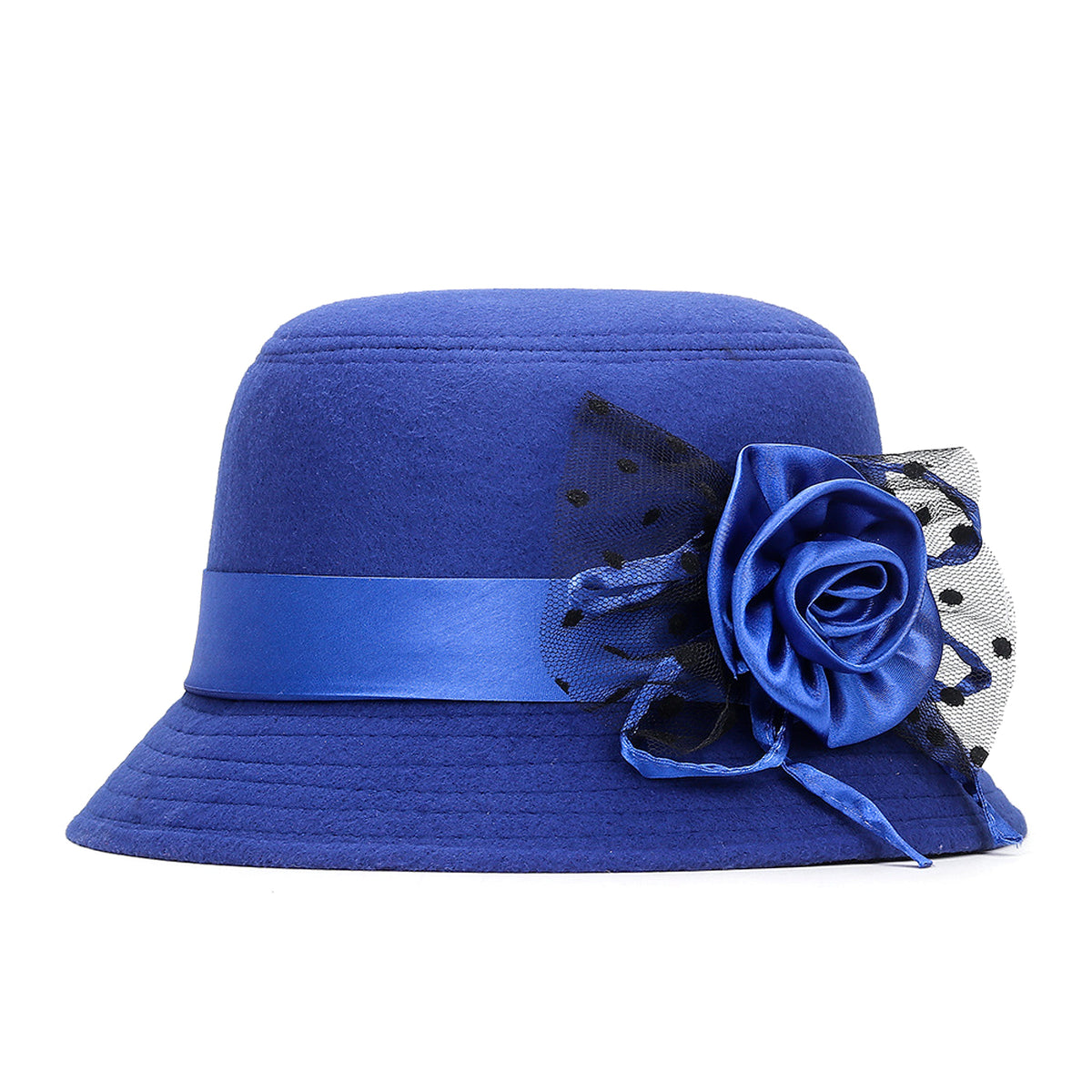 New Style Casual Ladies Big Brim Woolen Hat - enhanced image 6