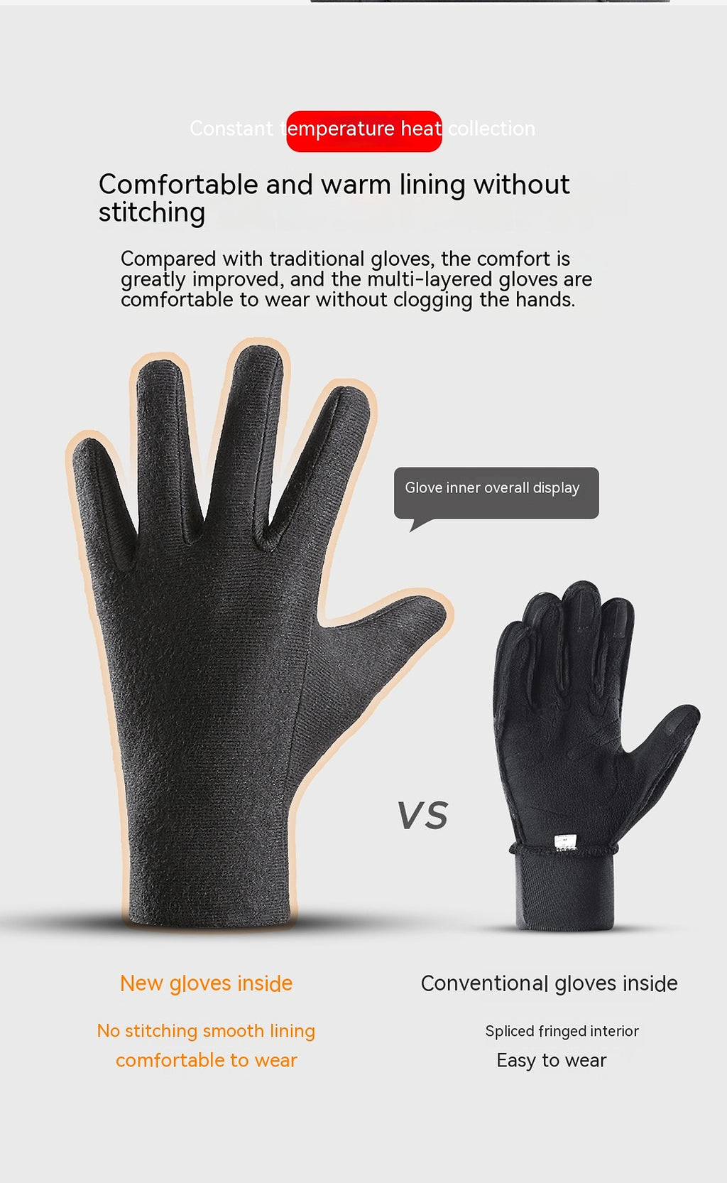 Outdoor Winter Warm Gloves Waterproof Windproof Touch Screen - enhanced image 6