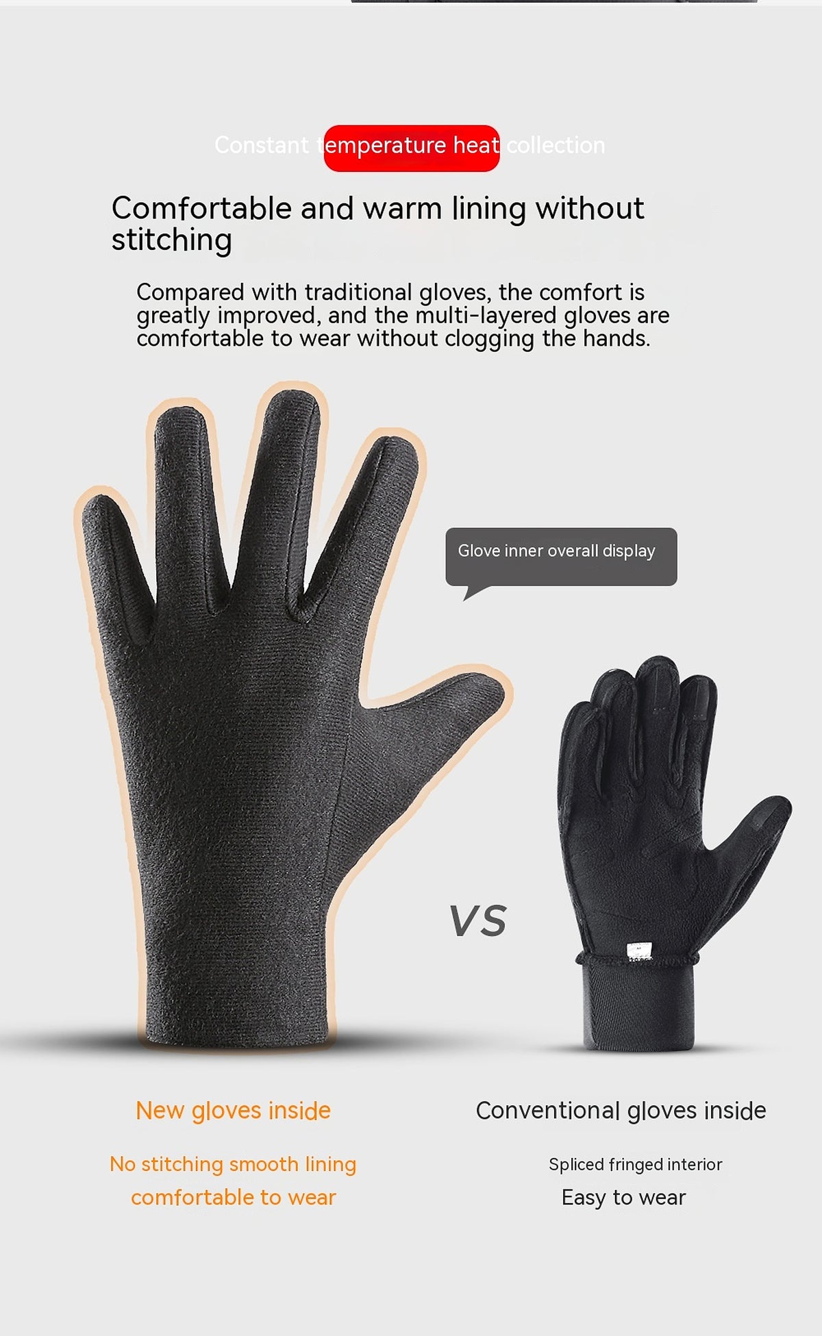 Outdoor Winter Warm Gloves Waterproof Windproof Touch Screen - enhanced image 6