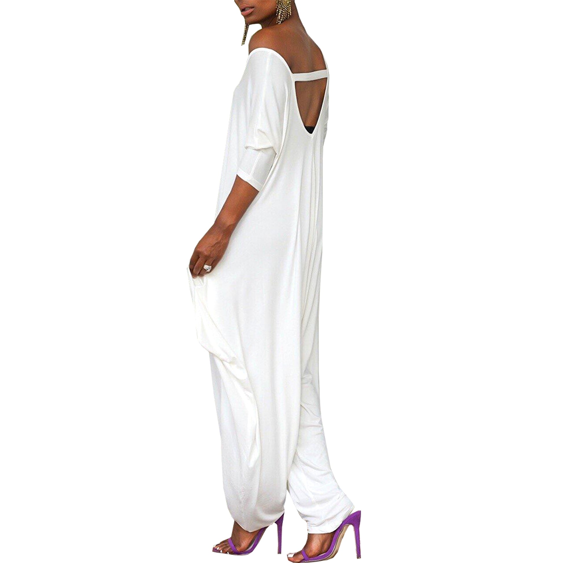 Oversized loose casual jumpsuit - enhanced image 6