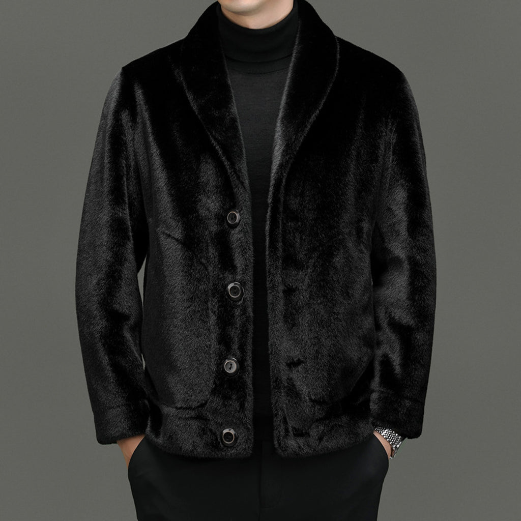 Padded Jacket Fur Integrated Double-sided Top - enhanced image 6