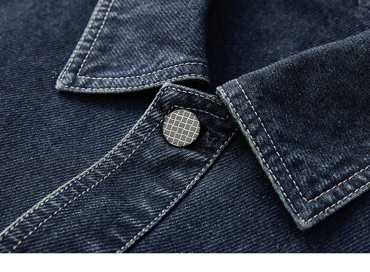 Pocket Decorative Lapel Men's Jacket