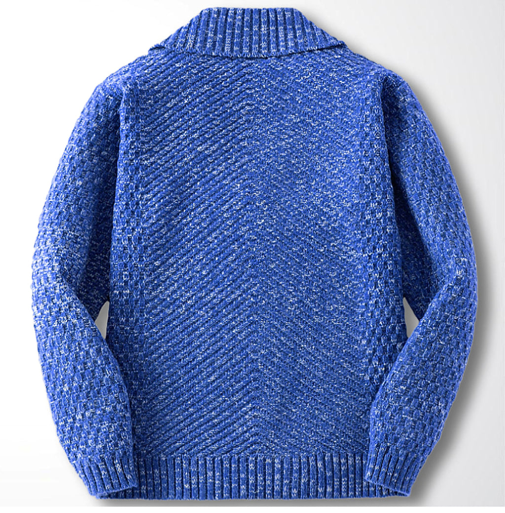 Polyester Men's Long-sleeved Thick Needle Sweater Sweater - enhanced image 6