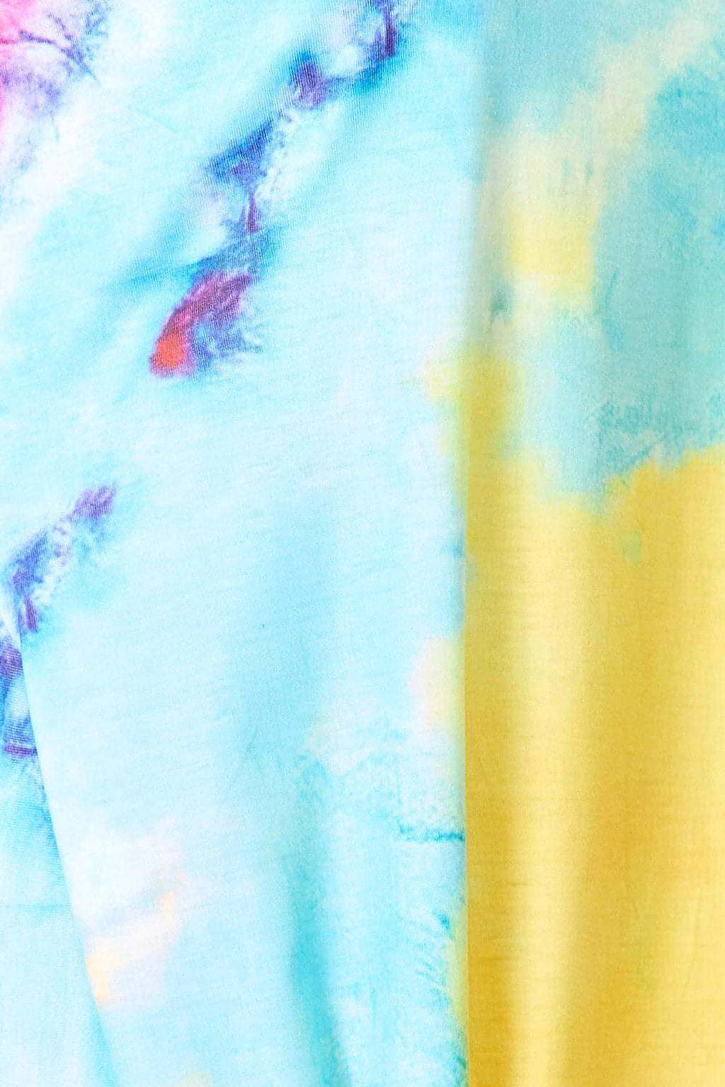 Shiny Tie-Dye V-Neck Twisted Dress - enhanced image 6