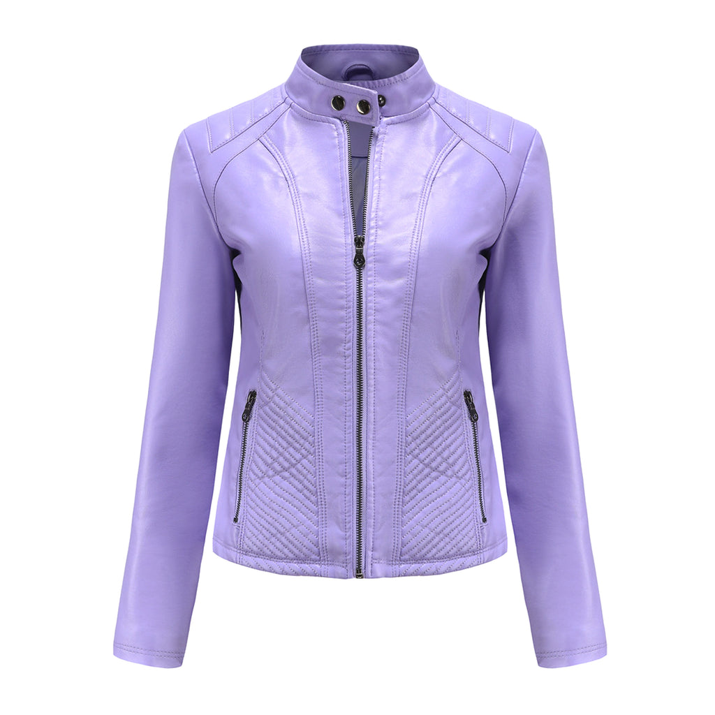 UrbanEdge™ PU Leather Jacket – Sleek Moto Edition - enhanced image 6