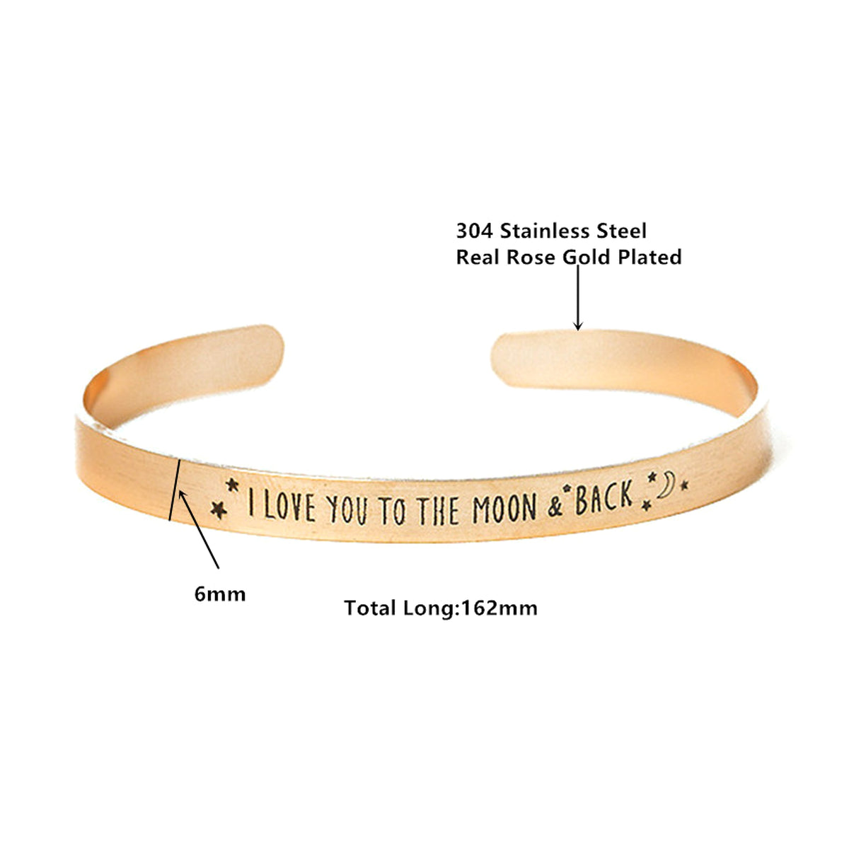 💖 Personalized Adjustable Cuff Bracelet – Your Words, Your Style - enhanced image 6