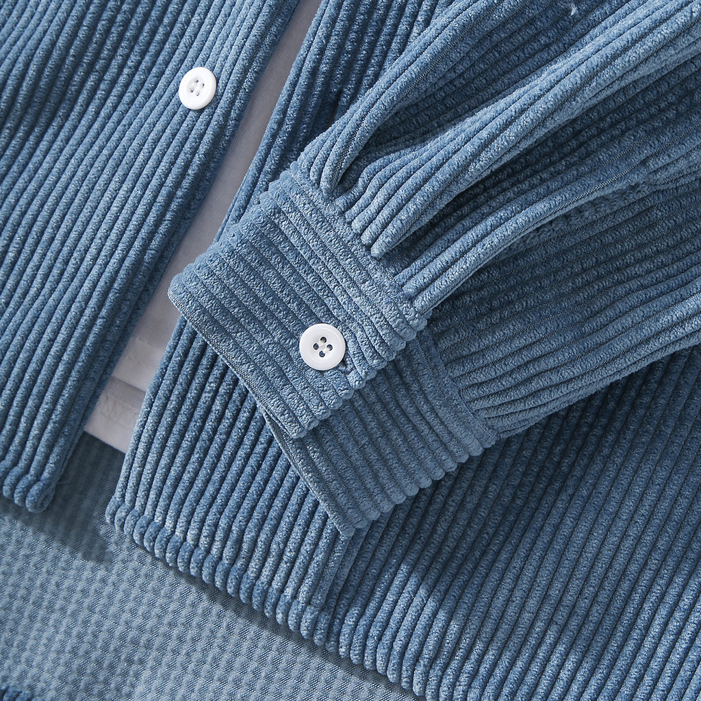 Solid Color Long Sleeve Dress Shirt Men - enhanced image 6