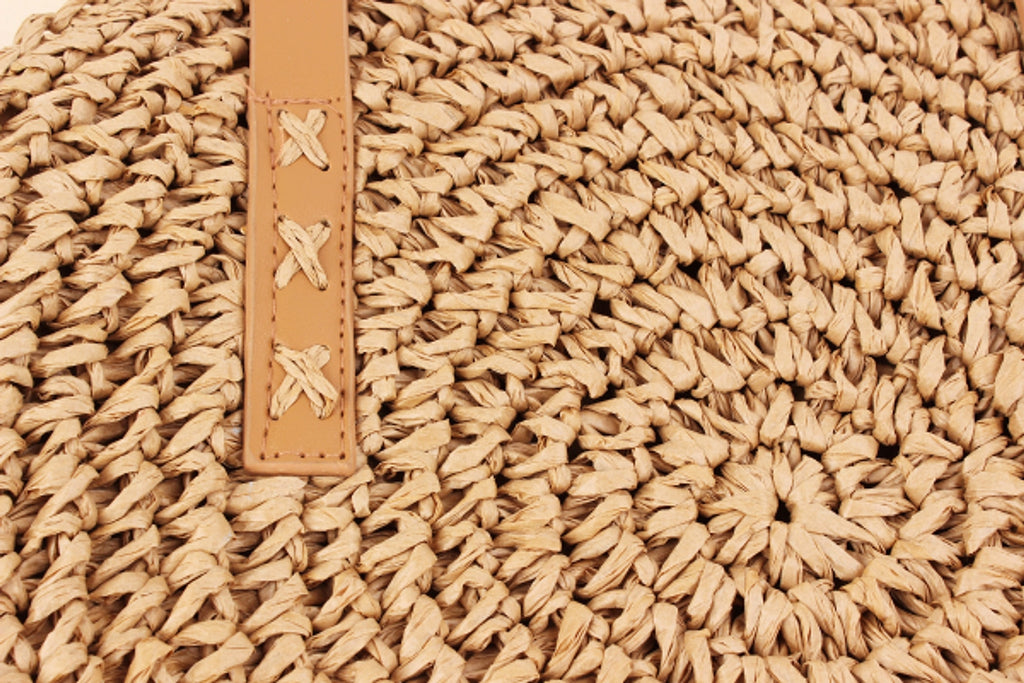 SolunaBag™ – Round Woven Straw Edition - enhanced image 6