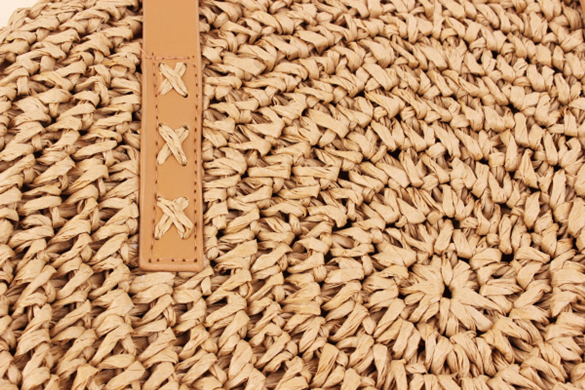 SolunaBag™ – Round Woven Straw Edition - enhanced image 6