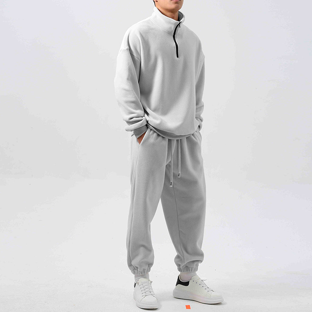 Men's Fleece Tracksuit – Wide Fit, Ultimate Comfort - enhanced image 6