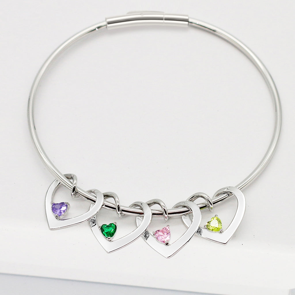 Stainless Steel Bracelet With Diamond - enhanced image 6