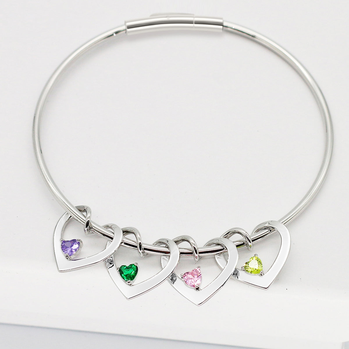 Stainless Steel Bracelet With Diamond - enhanced image 6