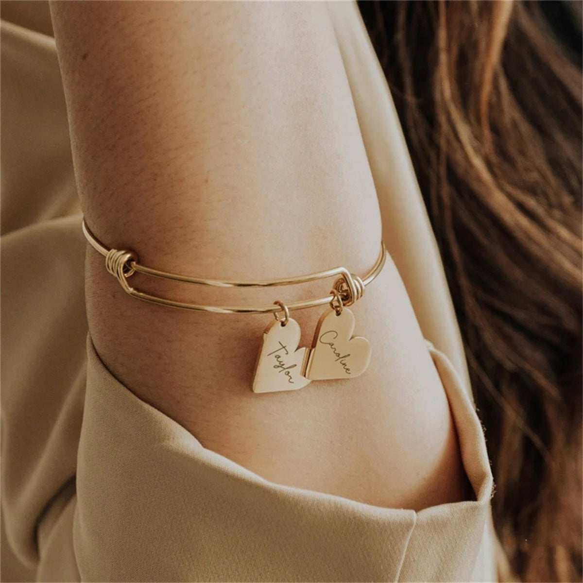 Personalized Stainless Steel Name Bracelet – Elegant & Customizable Jewelry - enhanced image 6