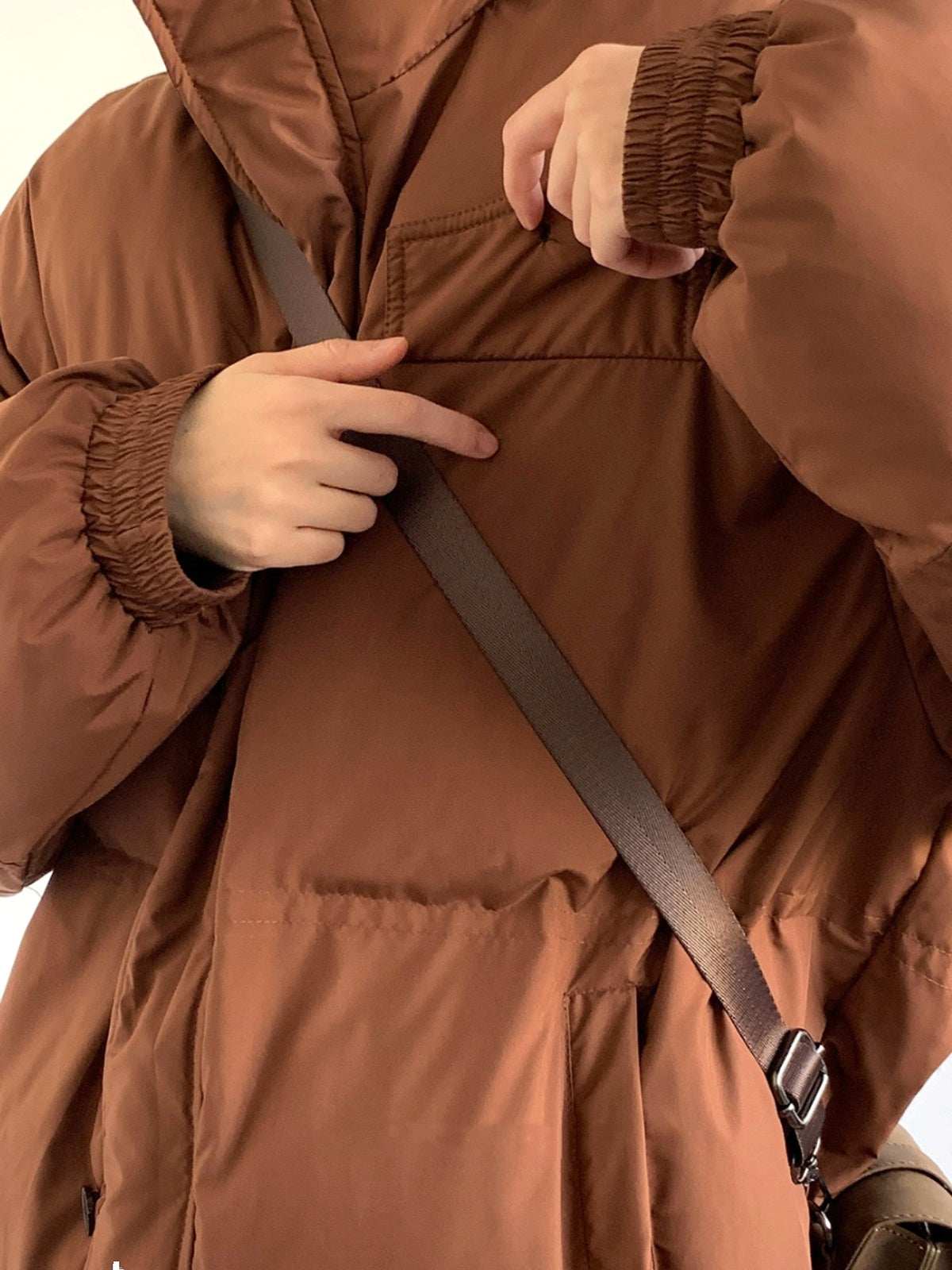 Stand Collar Workwear Cotton-padded Coat For Men Loose Cotton Padded Jacket - enhanced image 6
