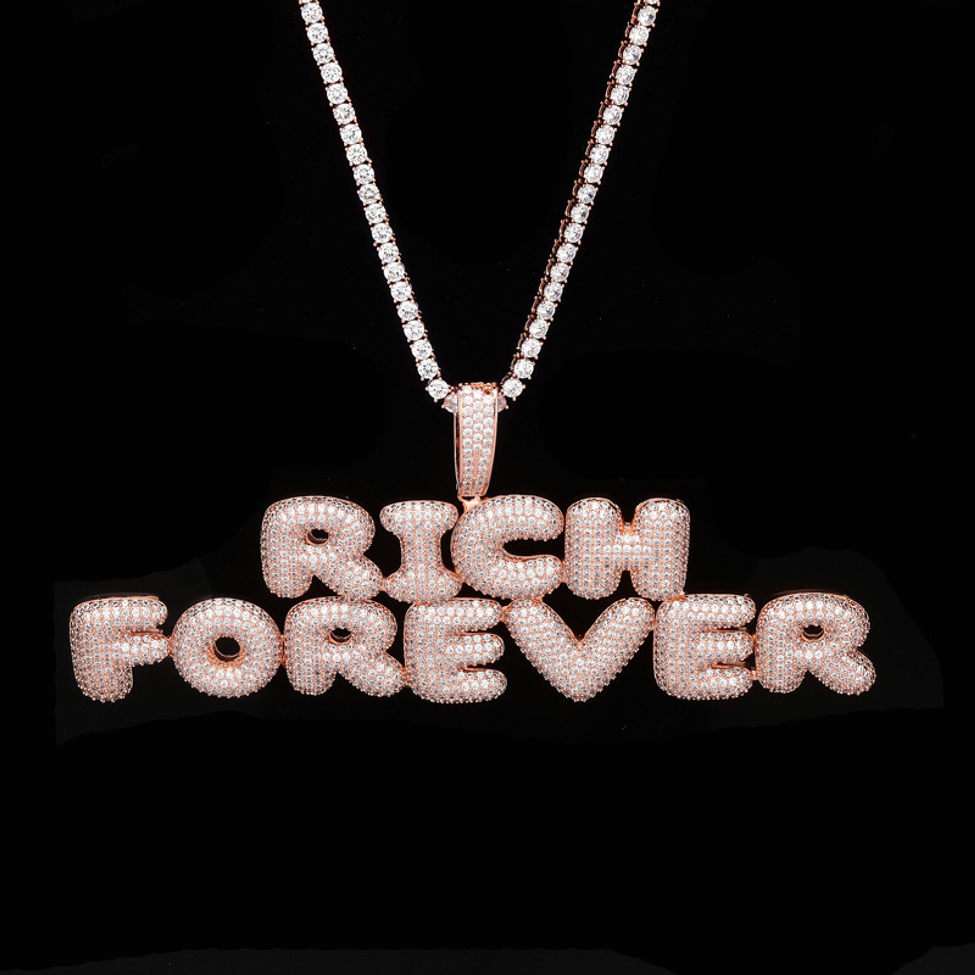 Stitchable Custom Hip Hop Necklace - enhanced image 6