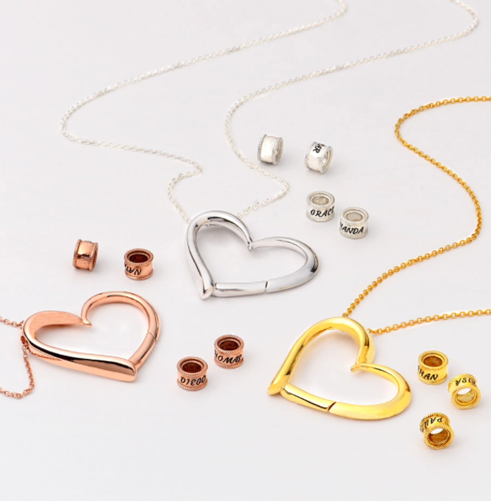 Thanksgiving Heart Love Beaded Pendant Necklace – Elegant & Meaningful Jewelry - enhanced image 6