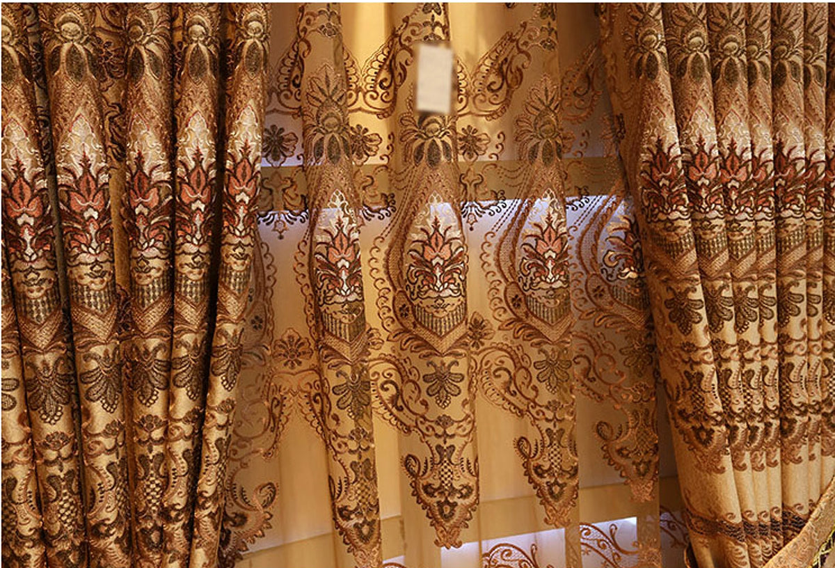 VeloraDrape™ – European Luxury Embroidered Curtains for Grand Spaces - enhanced image 6