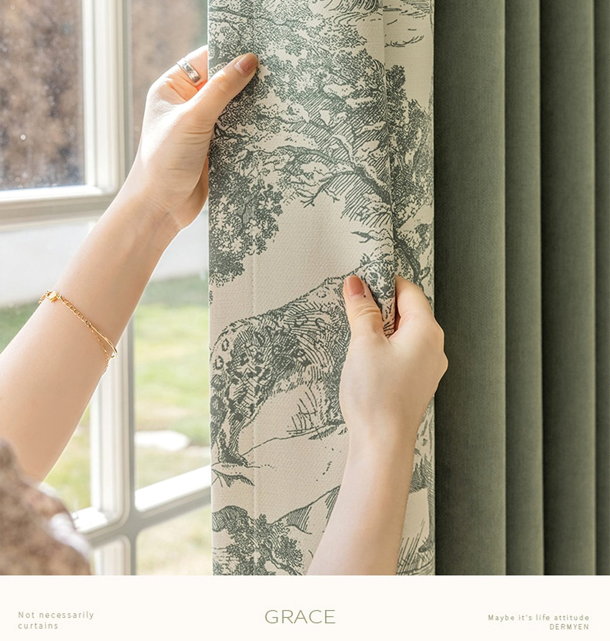 VeluxeDrape™ – French Chenille Blackout Curtain for Bedrooms - enhanced image 6