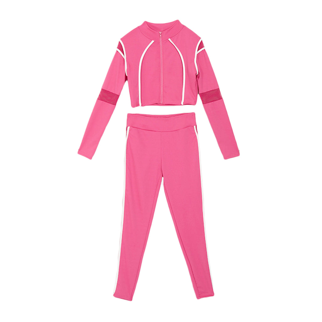 VibeFlex™ – Deep V Mesh Cut-Out 2pc Stretch Set - enhanced image 6