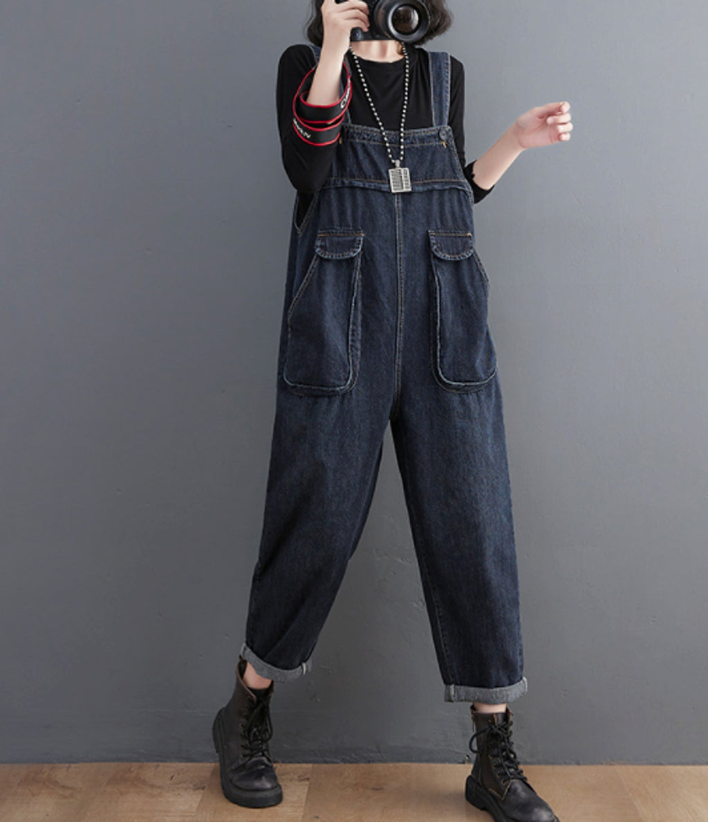 Vintage Oversized Women's Jumpsuit - enhanced image 6