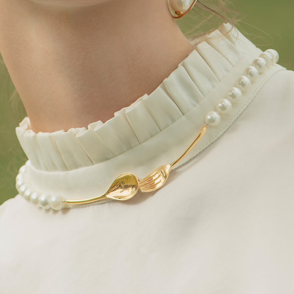 Vintage premium pearl necklace - enhanced image 6