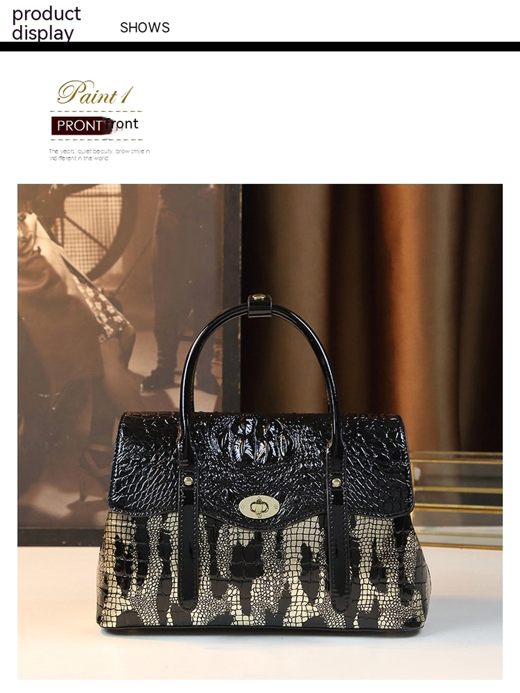 ViperMode™ – Snake Print Shoulder Messenger Bag - enhanced image 6