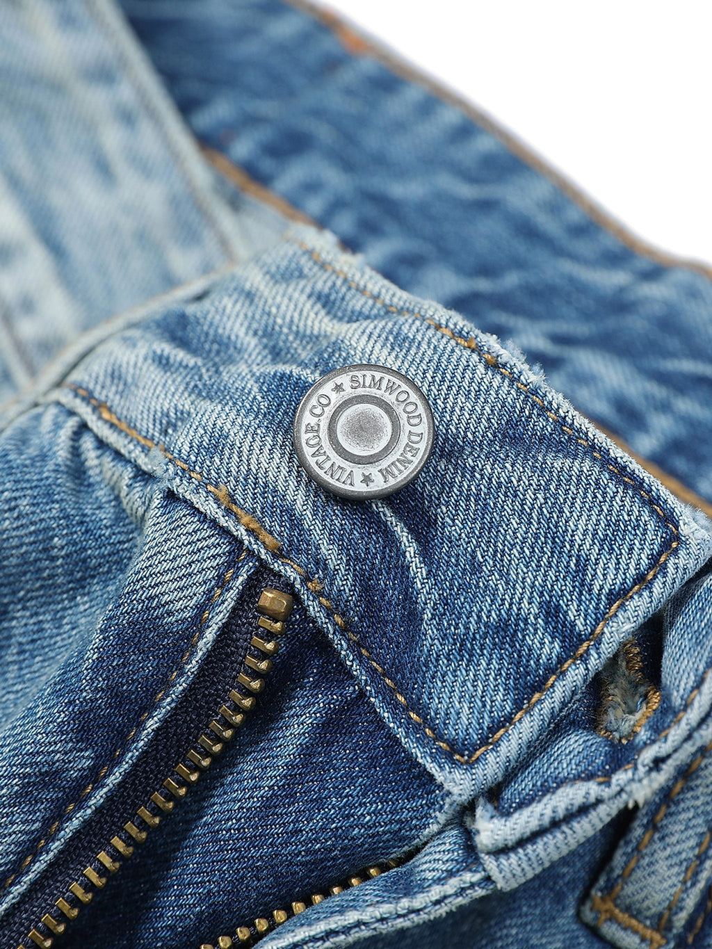 Washed Micro-elastic Frayed Cropped Jeans Men - enhanced image 6