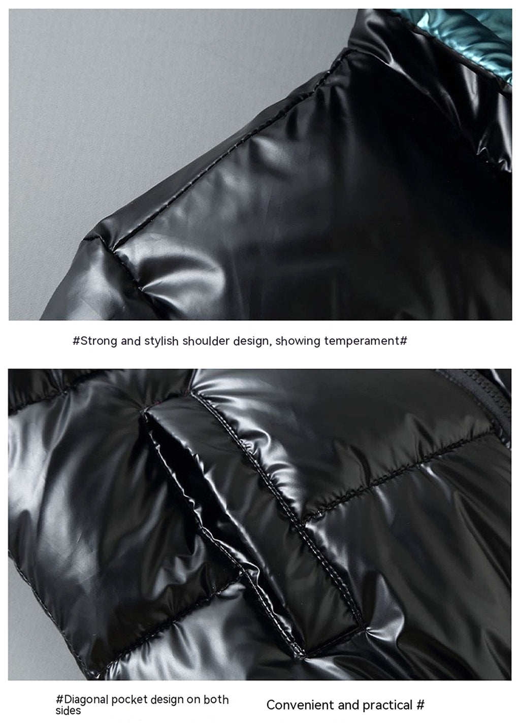Winter Down Thick  Jacket Men - enhanced image 6