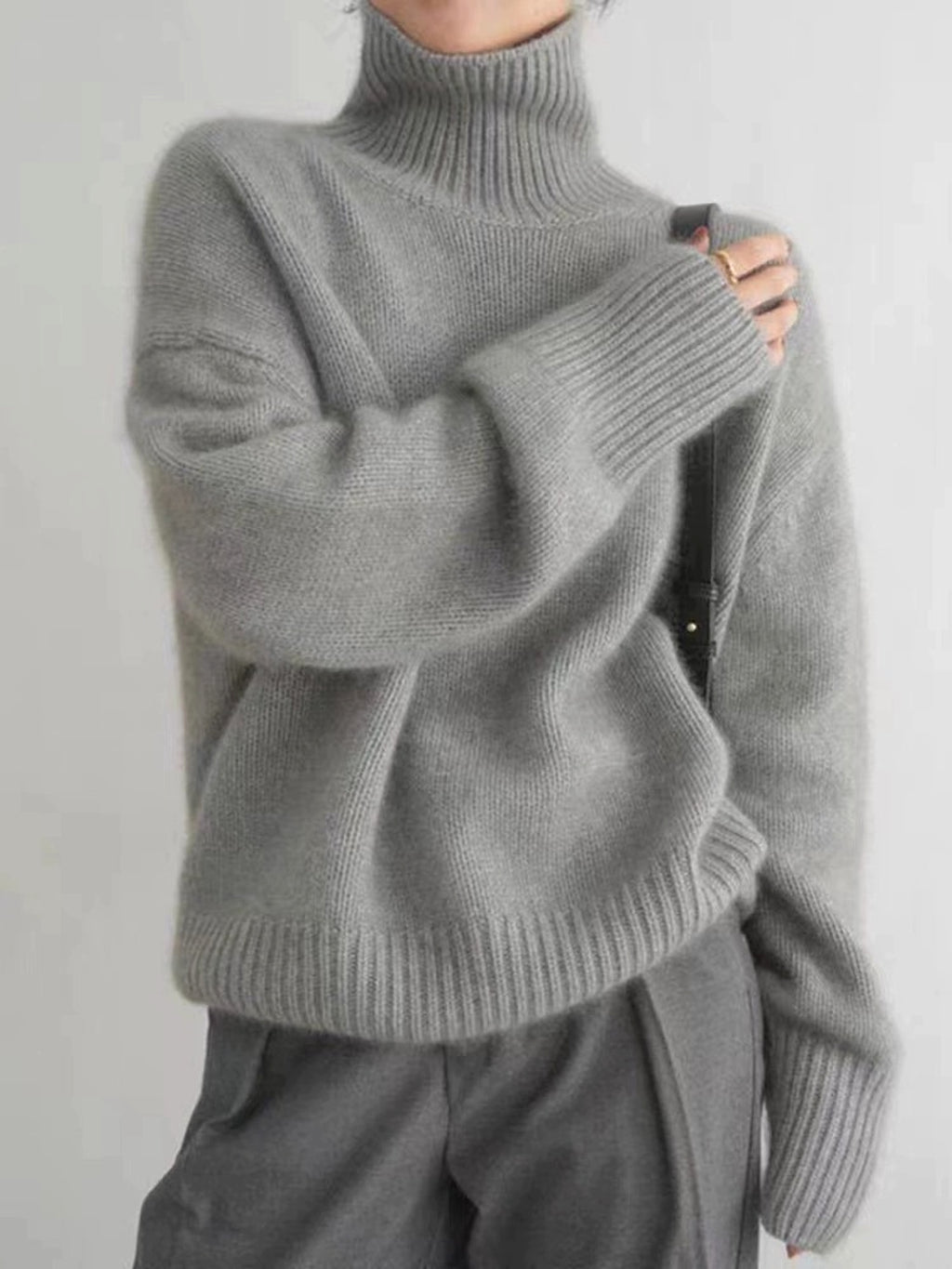 Women's All-match Knitted Pullover Sweater - enhanced image 6