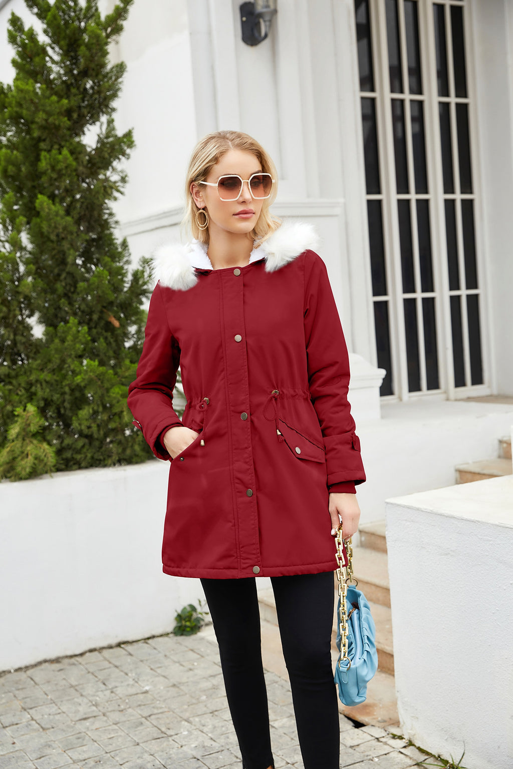 A1. Women's Coat Cotton-padded Jacket - enhanced image 6