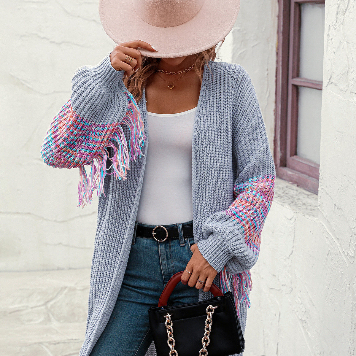 Women's Fashion Casual Tassel Sweater - enhanced image 6